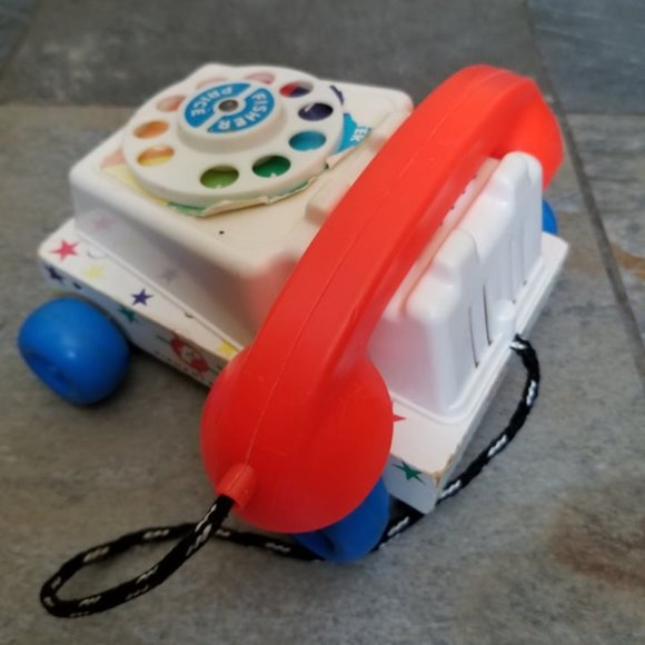 Vintage Original Retro Fisher Price Toy Chatter Phone Pull Toy - Picture 2 of 2